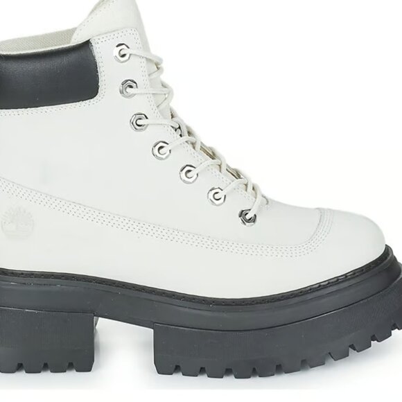 Timberland Sky 6 In Lace Up White Women Boots Size 9 - Picture 6 of 12
